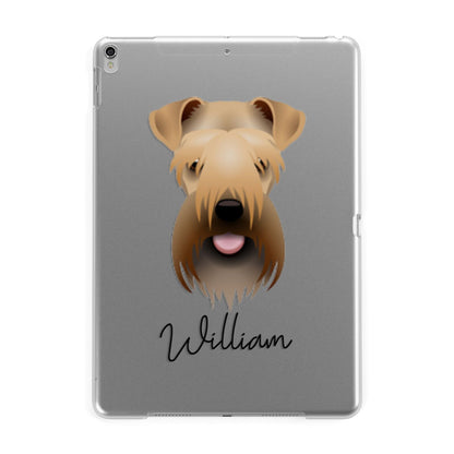 Soft Coated Wheaten Terrier Personalised Apple iPad Silver Case