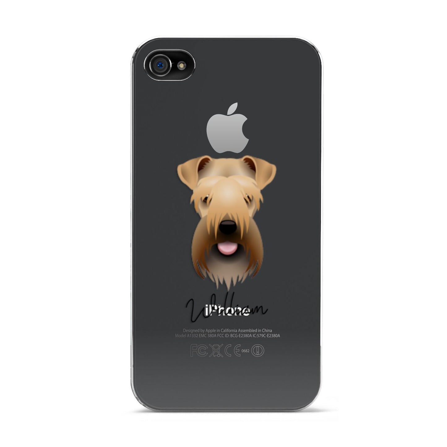 Soft Coated Wheaten Terrier Personalised Apple iPhone 4s Case