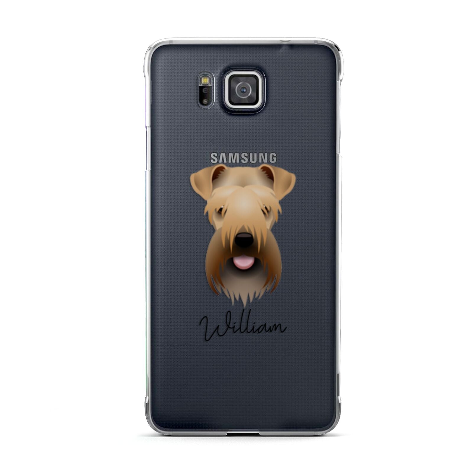 Soft Coated Wheaten Terrier Personalised Samsung Galaxy Alpha Case
