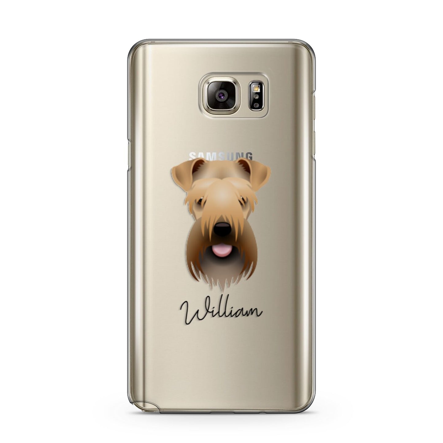 Soft Coated Wheaten Terrier Personalised Samsung Galaxy Note 5 Case
