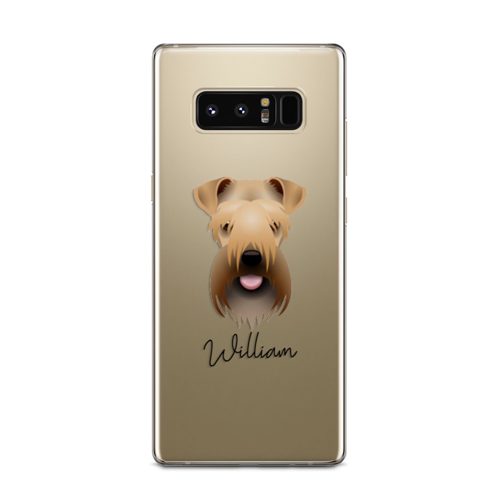 Soft Coated Wheaten Terrier Personalised Samsung Galaxy Note 8 Case