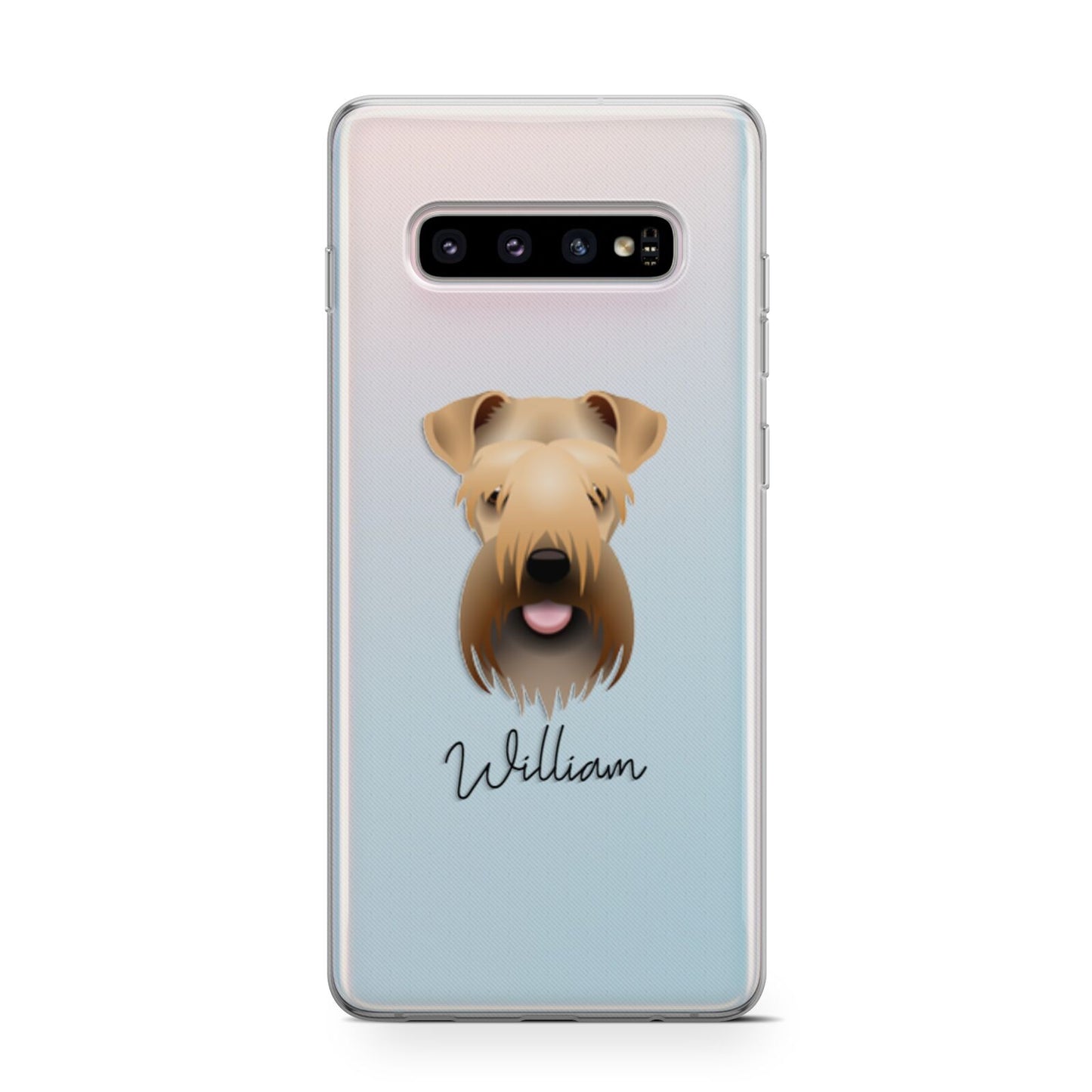 Soft Coated Wheaten Terrier Personalised Samsung Galaxy S10 Case