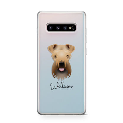 Soft Coated Wheaten Terrier Personalised Samsung Galaxy S10 Case
