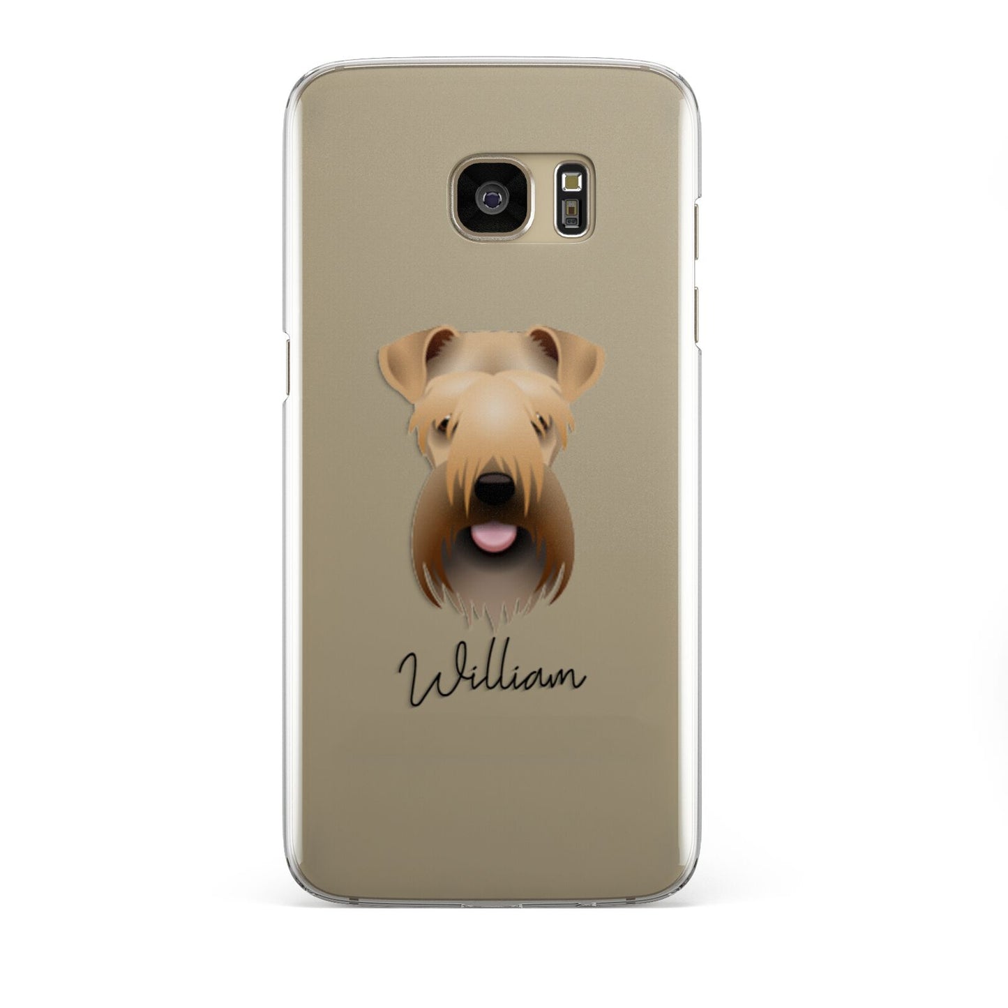 Soft Coated Wheaten Terrier Personalised Samsung Galaxy S7 Edge Case