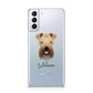 Soft Coated Wheaten Terrier Personalised Samsung S21 Plus Phone Case