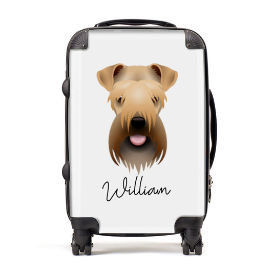 Soft Coated Wheaten Terrier Personalised Suitcase