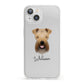 Soft Coated Wheaten Terrier Personalised iPhone 13 Clear Bumper Case