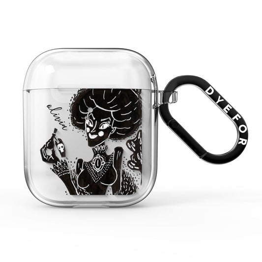 Sophisticated Witch Personalised AirPods Clear Case
