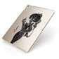 Sophisticated Witch Personalised Apple iPad Case on Gold iPad Side View