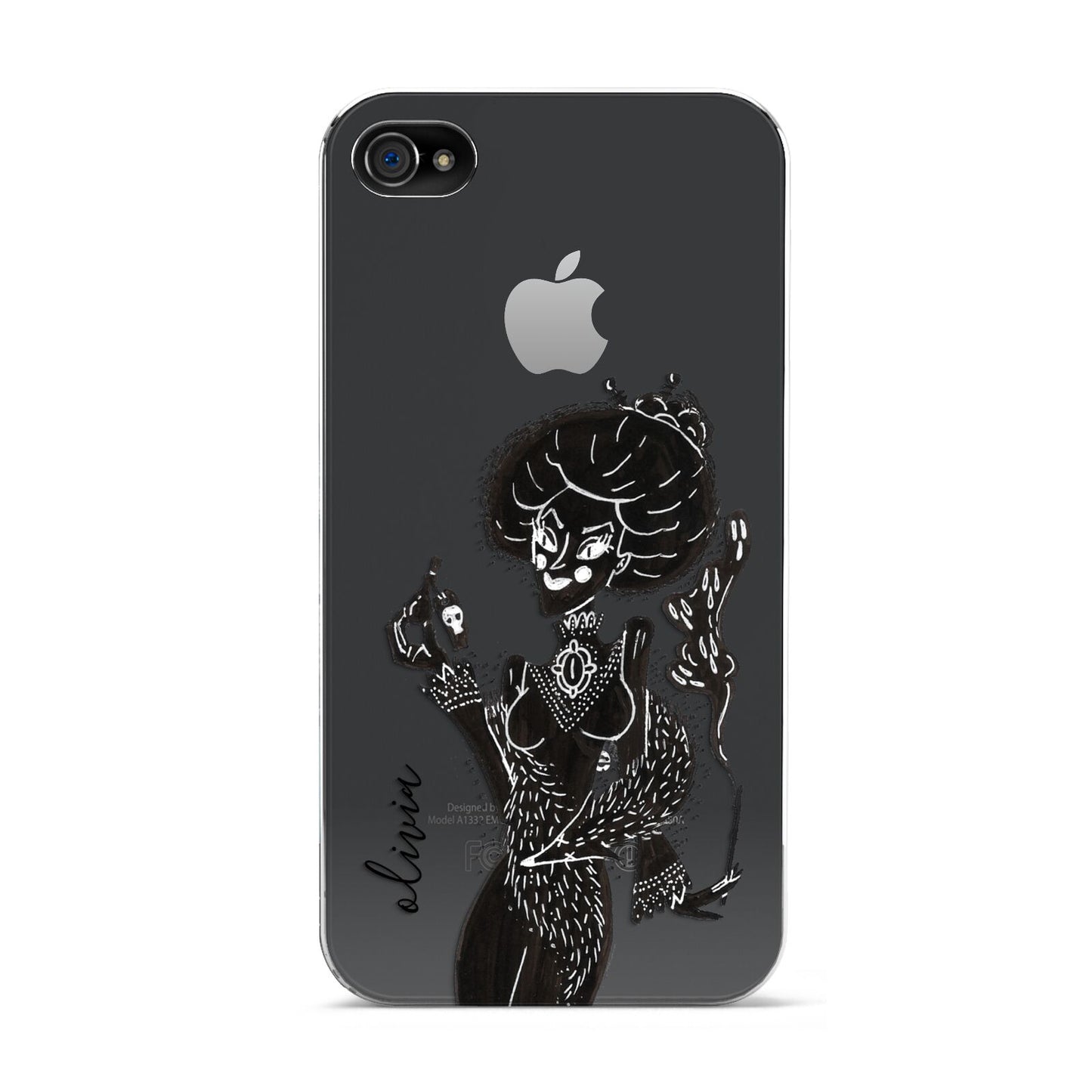 Sophisticated Witch Personalised Apple iPhone 4s Case