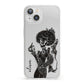 Sophisticated Witch Personalised iPhone 13 Clear Bumper Case