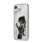 Sophisticated Witch Personalised iPhone 14 Pro Max Glitter Tough Case Silver Angled Image