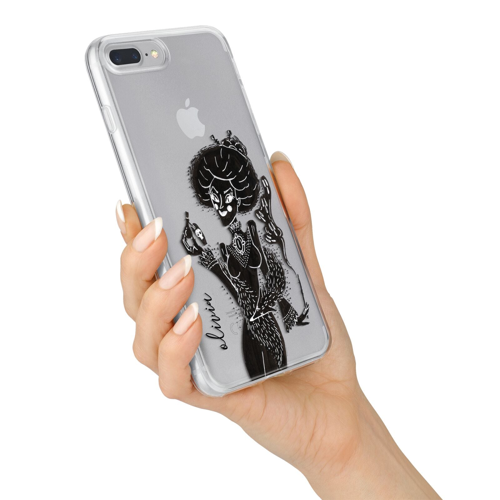 Sophisticated Witch Personalised iPhone 7 Plus Bumper Case on Silver iPhone Alternative Image