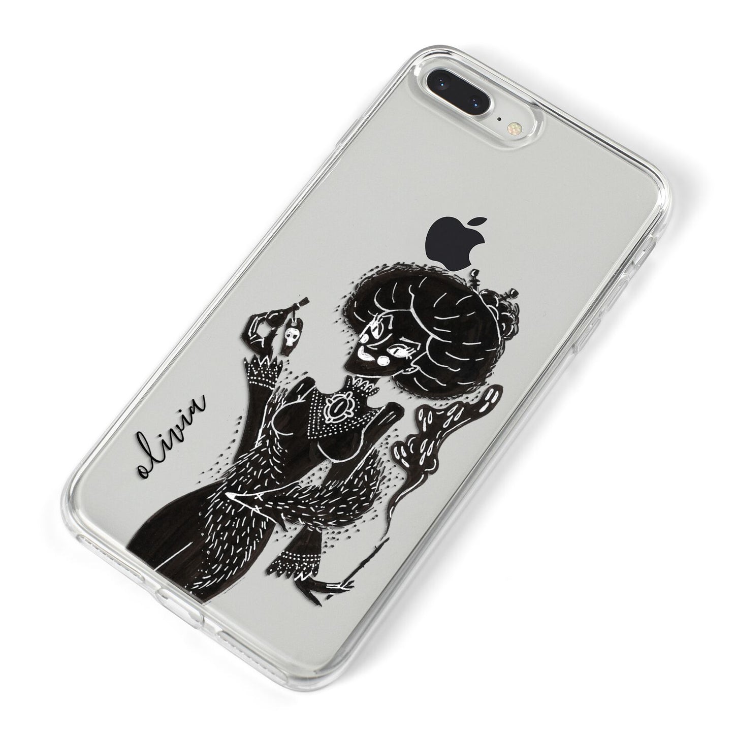 Sophisticated Witch Personalised iPhone 8 Plus Bumper Case on Silver iPhone Alternative Image