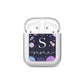 Space Personalised Initial Name AirPods Case