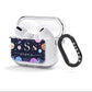 Space Personalised Initial Name AirPods Clear Case 3rd Gen Side Image