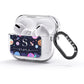 Space Personalised Initial Name AirPods Glitter Case 3rd Gen Side Image
