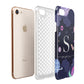 Space Personalised Initial Name Apple iPhone 7 8 3D Tough Case Expanded View