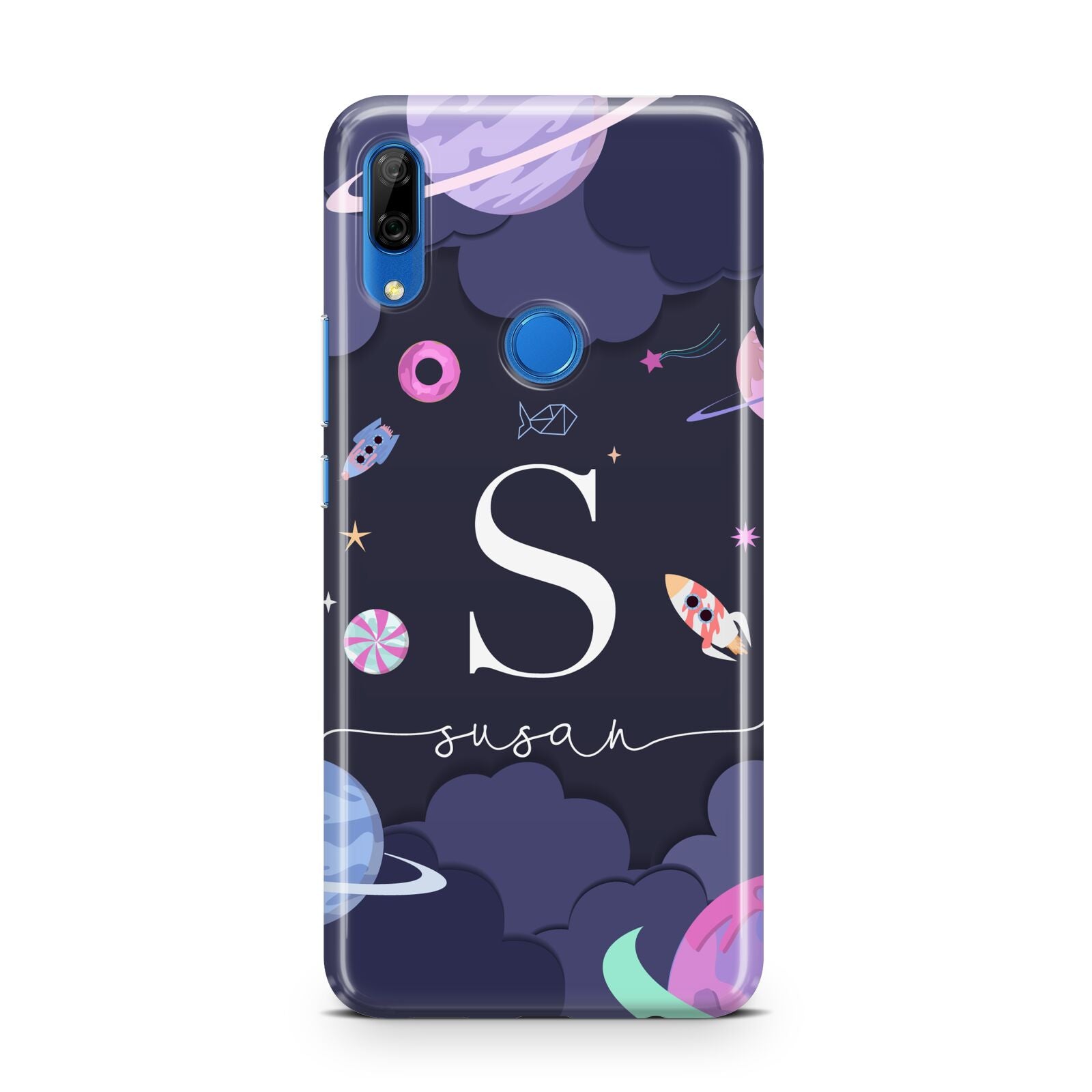 Space Personalised Initial Name Huawei P Smart Z