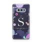 Space Personalised Initial Name Samsung Galaxy S10E Case