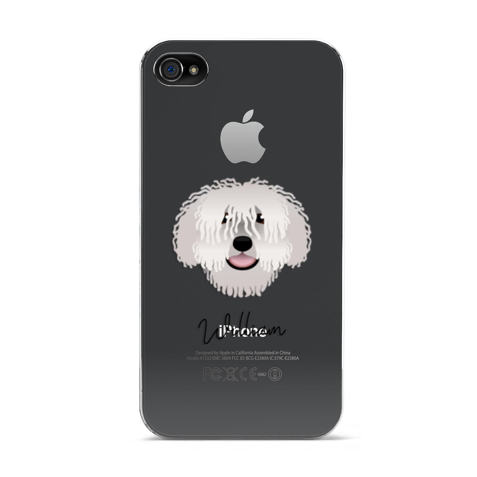 Spanish Water Dog Personalised Apple iPhone 4s Case