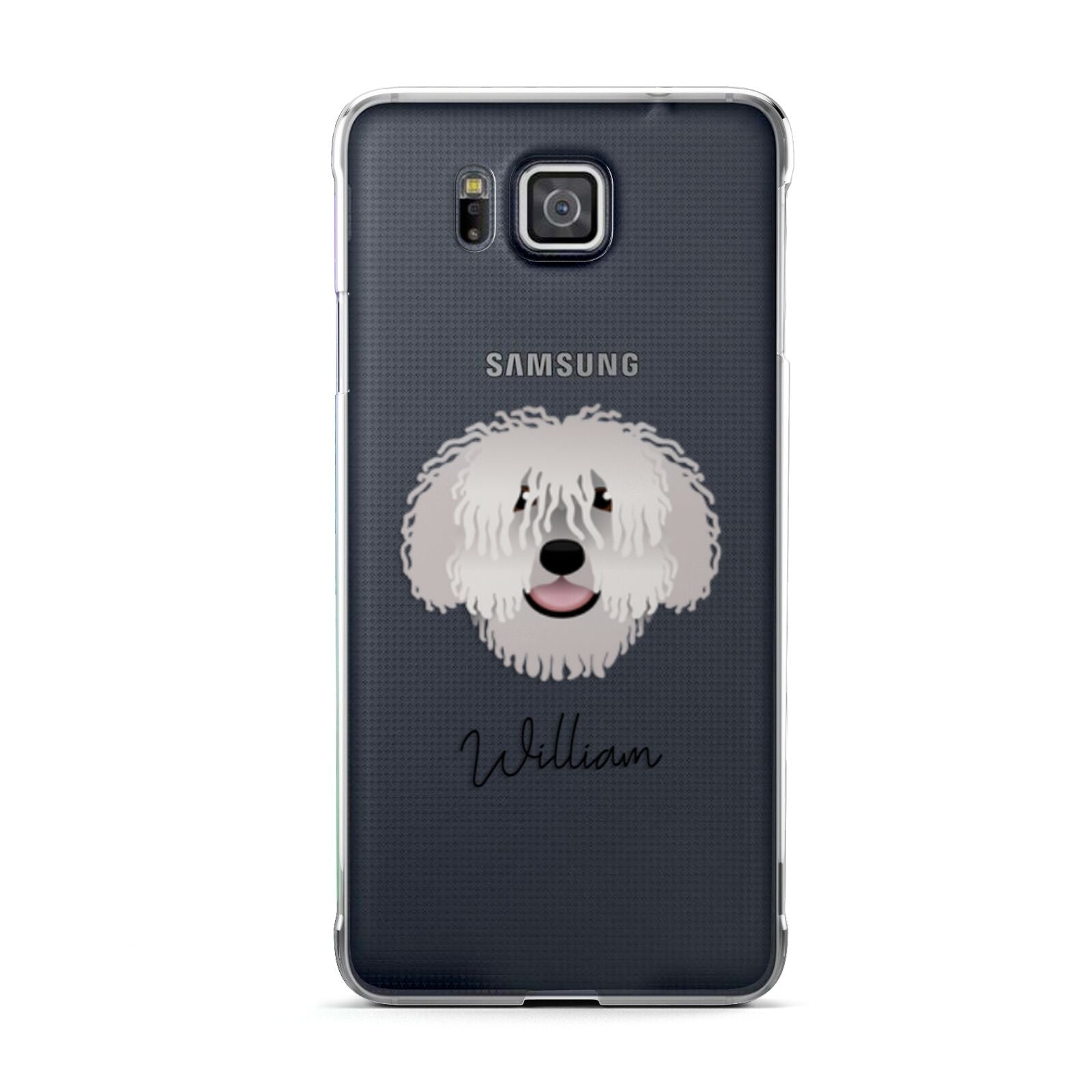 Spanish Water Dog Personalised Samsung Galaxy Alpha Case