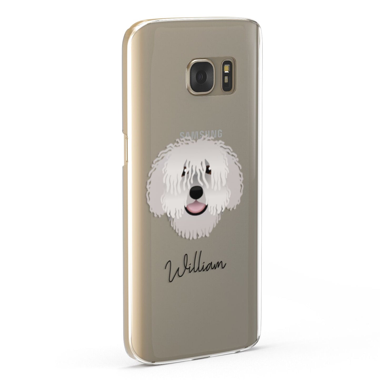 Spanish Water Dog Personalised Samsung Galaxy Case Fourty Five Degrees
