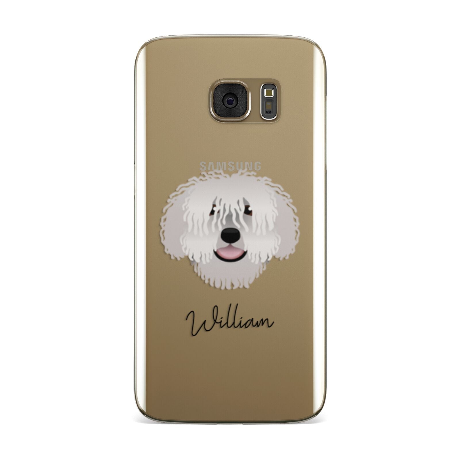 Spanish Water Dog Personalised Samsung Galaxy Case
