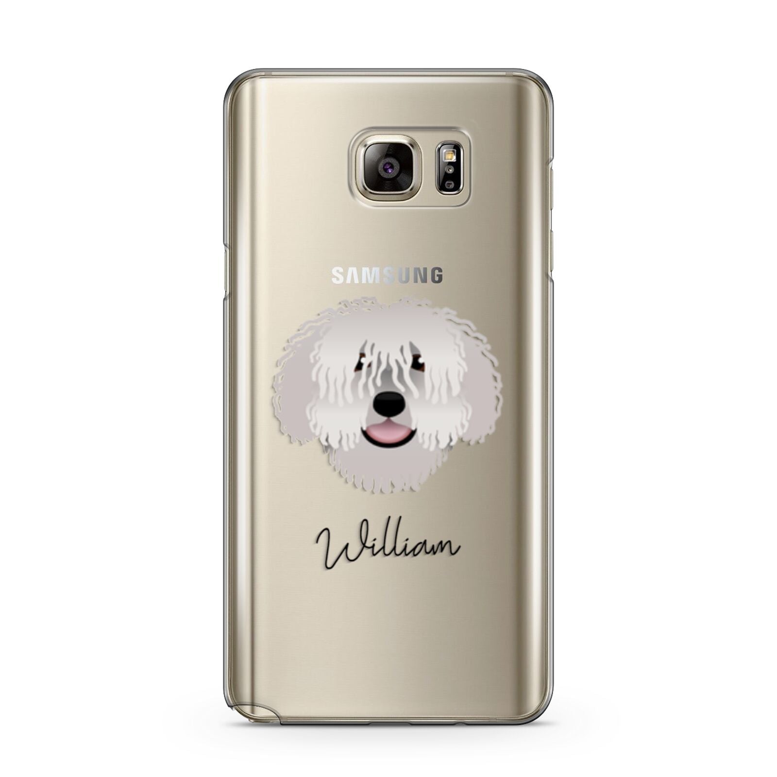 Spanish Water Dog Personalised Samsung Galaxy Note 5 Case