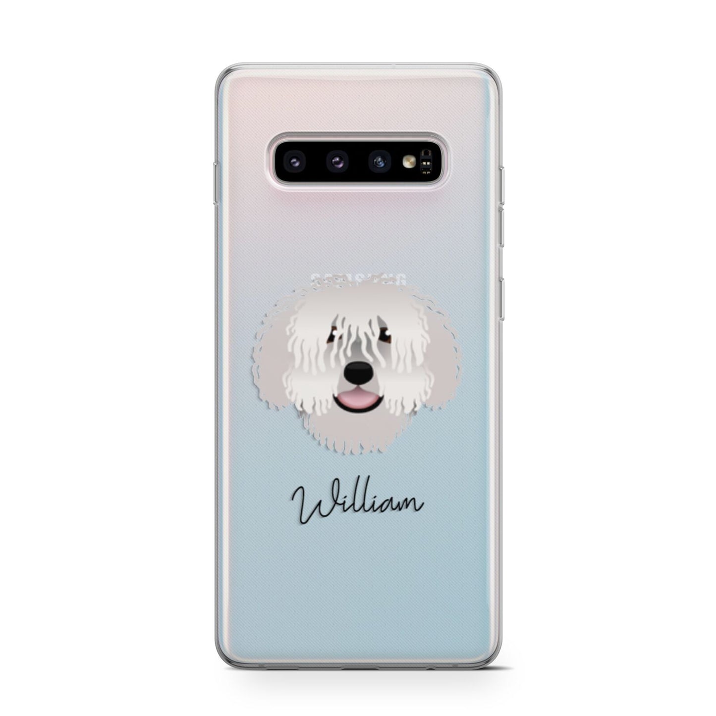 Spanish Water Dog Personalised Samsung Galaxy S10 Case