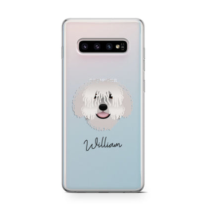 Spanish Water Dog Personalised Samsung Galaxy S10 Case