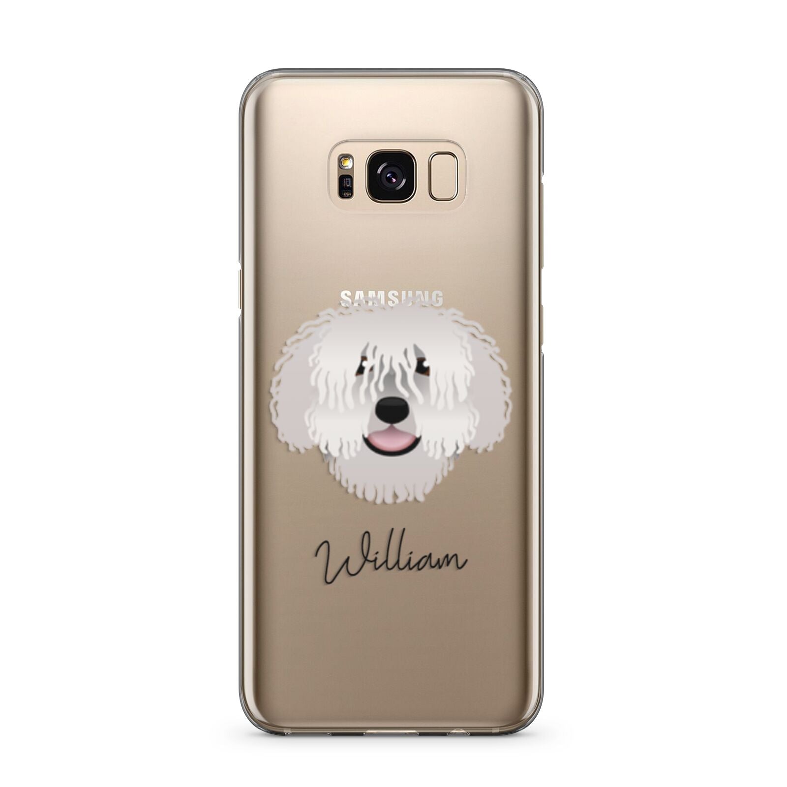 Spanish Water Dog Personalised Samsung Galaxy S8 Plus Case