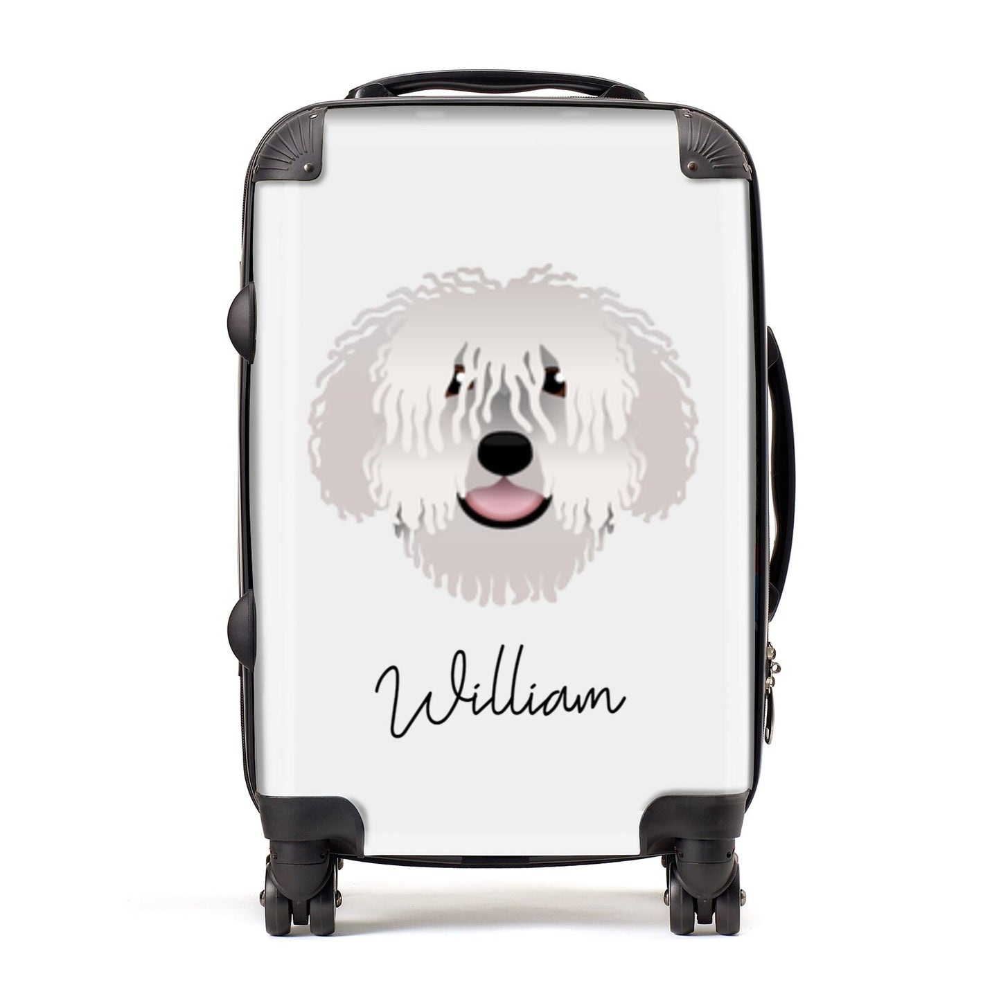 Spanish Water Dog Personalised Suitcase