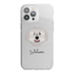 Spanish Water Dog Personalised iPhone 13 Pro Max TPU Impact Case with White Edges