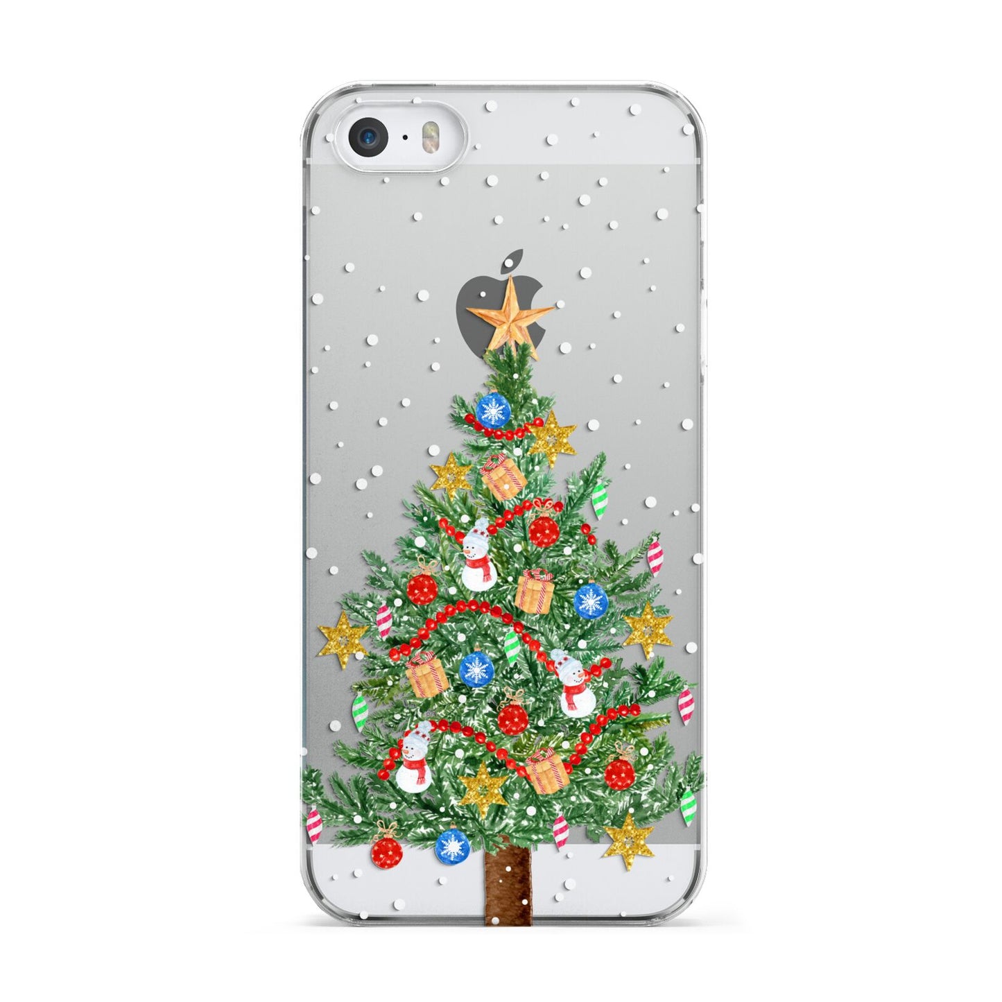 Sparkling Christmas Tree Apple iPhone 5 Case