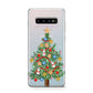 Sparkling Christmas Tree Protective Samsung Galaxy Case