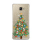 Sparkling Christmas Tree Samsung Galaxy A3 2016 Case on gold phone