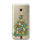 Sparkling Christmas Tree Samsung Galaxy A3 2017 Case on gold phone