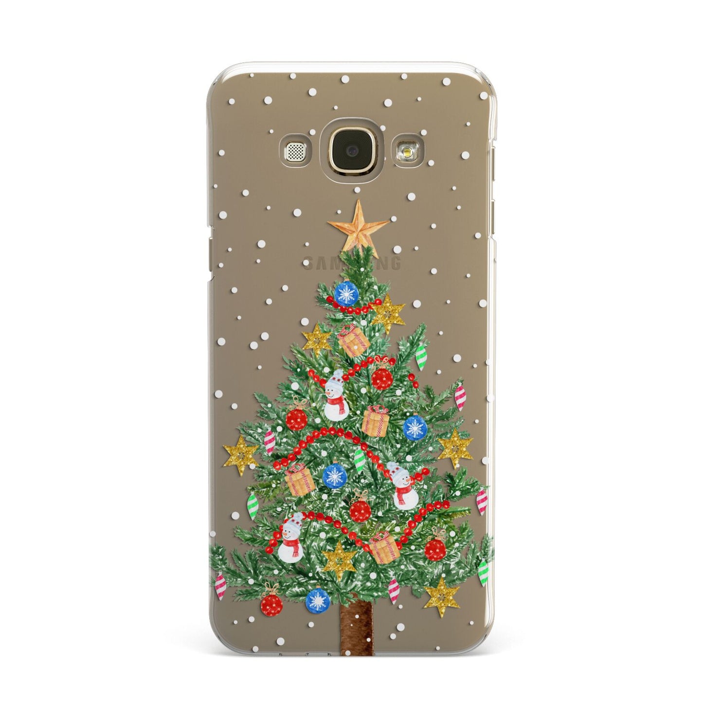 Sparkling Christmas Tree Samsung Galaxy A8 Case