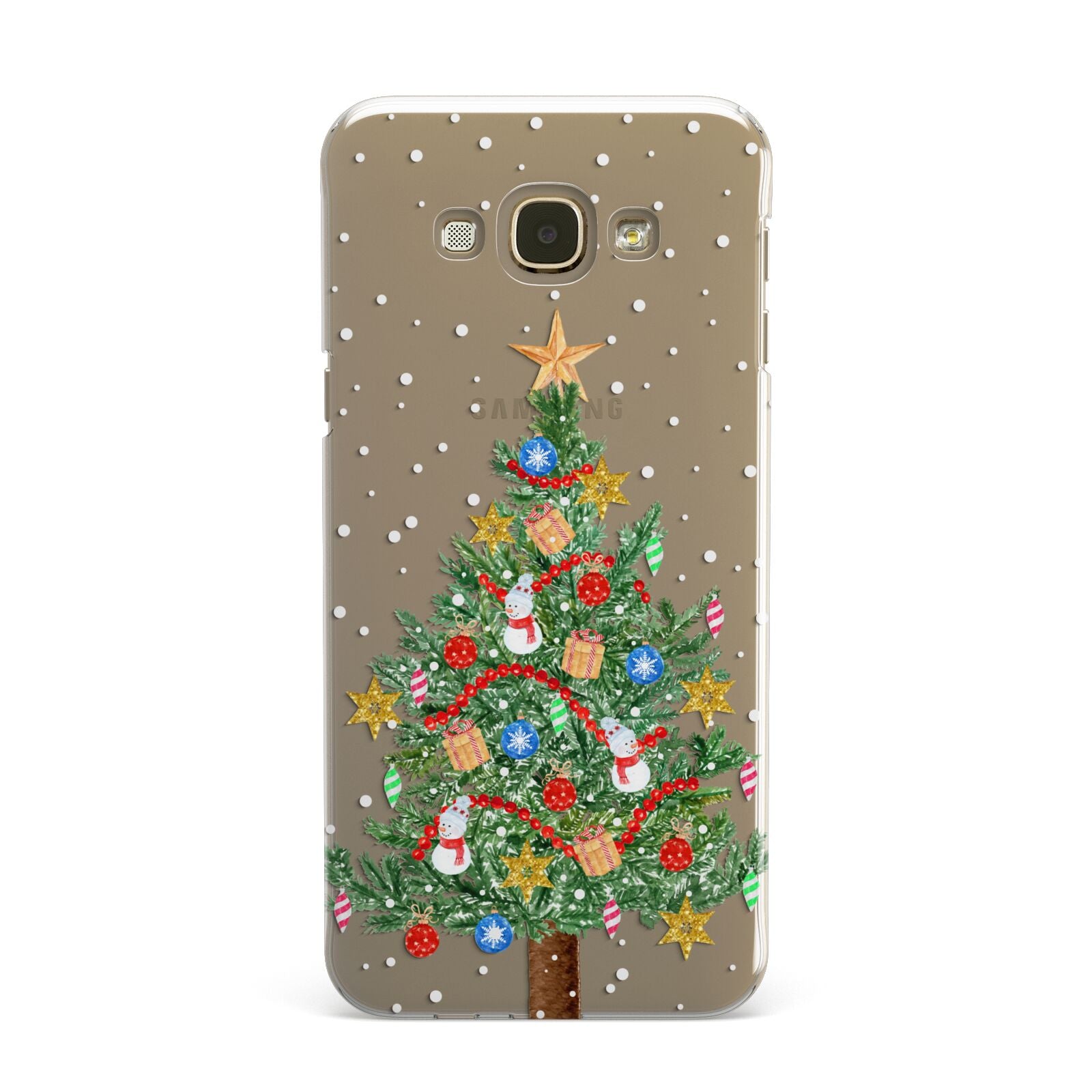 Sparkling Christmas Tree Samsung Galaxy A8 Case