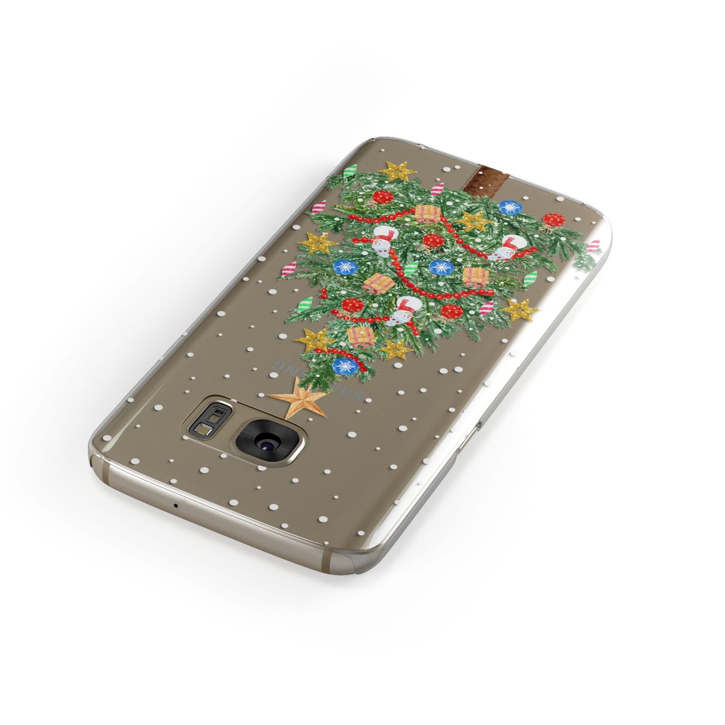 Sparkling Christmas Tree Samsung Galaxy Case Front Close Up