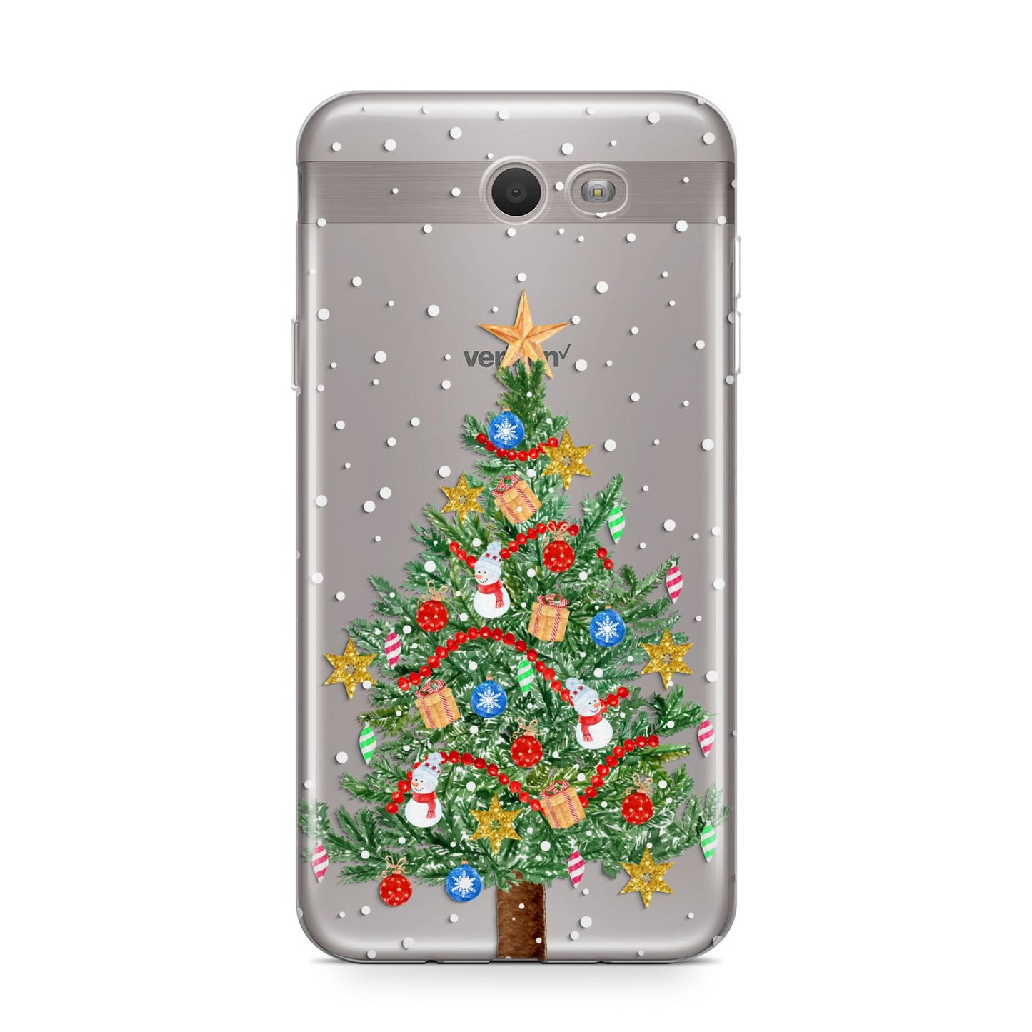 Sparkling Christmas Tree Samsung Galaxy J7 2017 Case