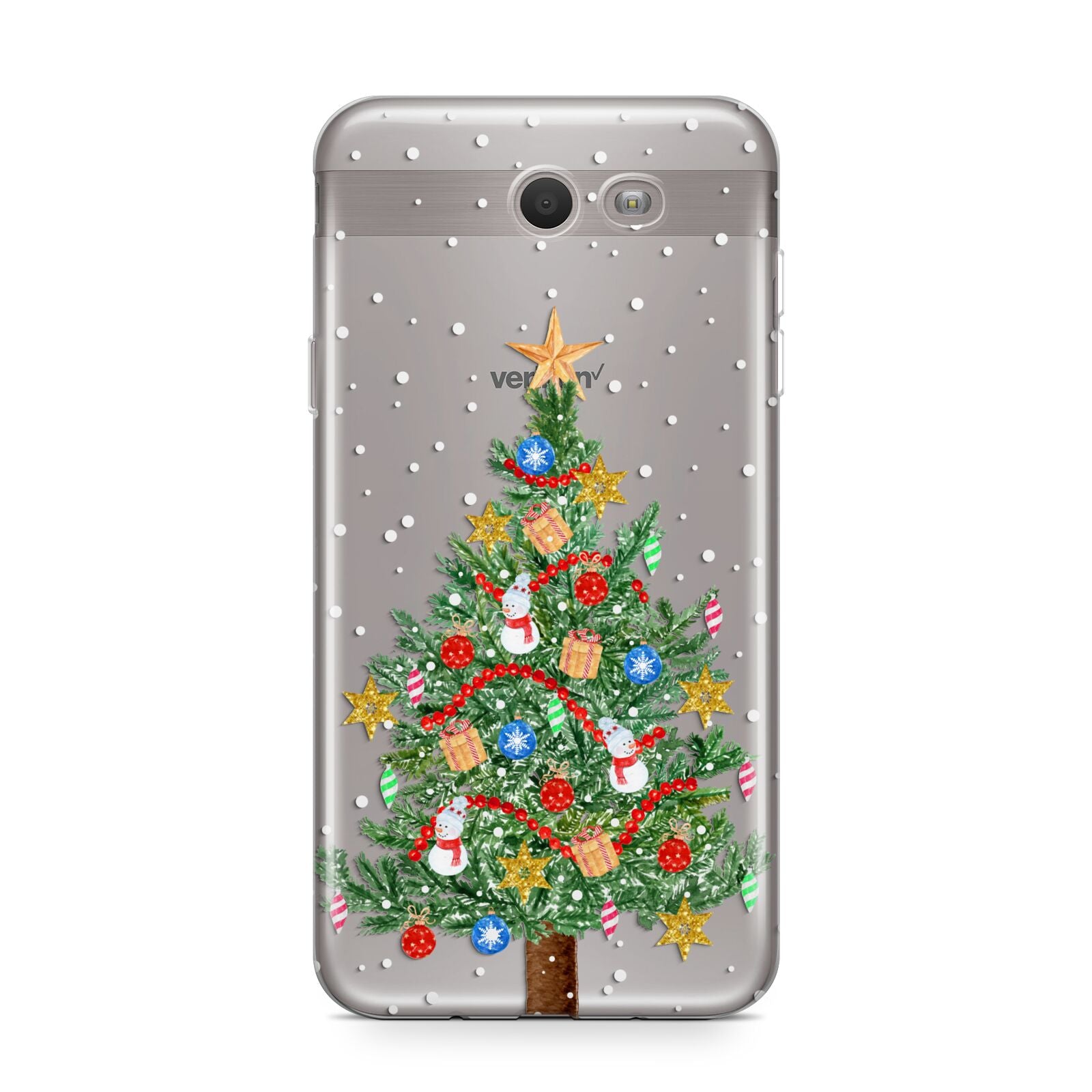 Sparkling Christmas Tree Samsung Galaxy J7 2017 Case