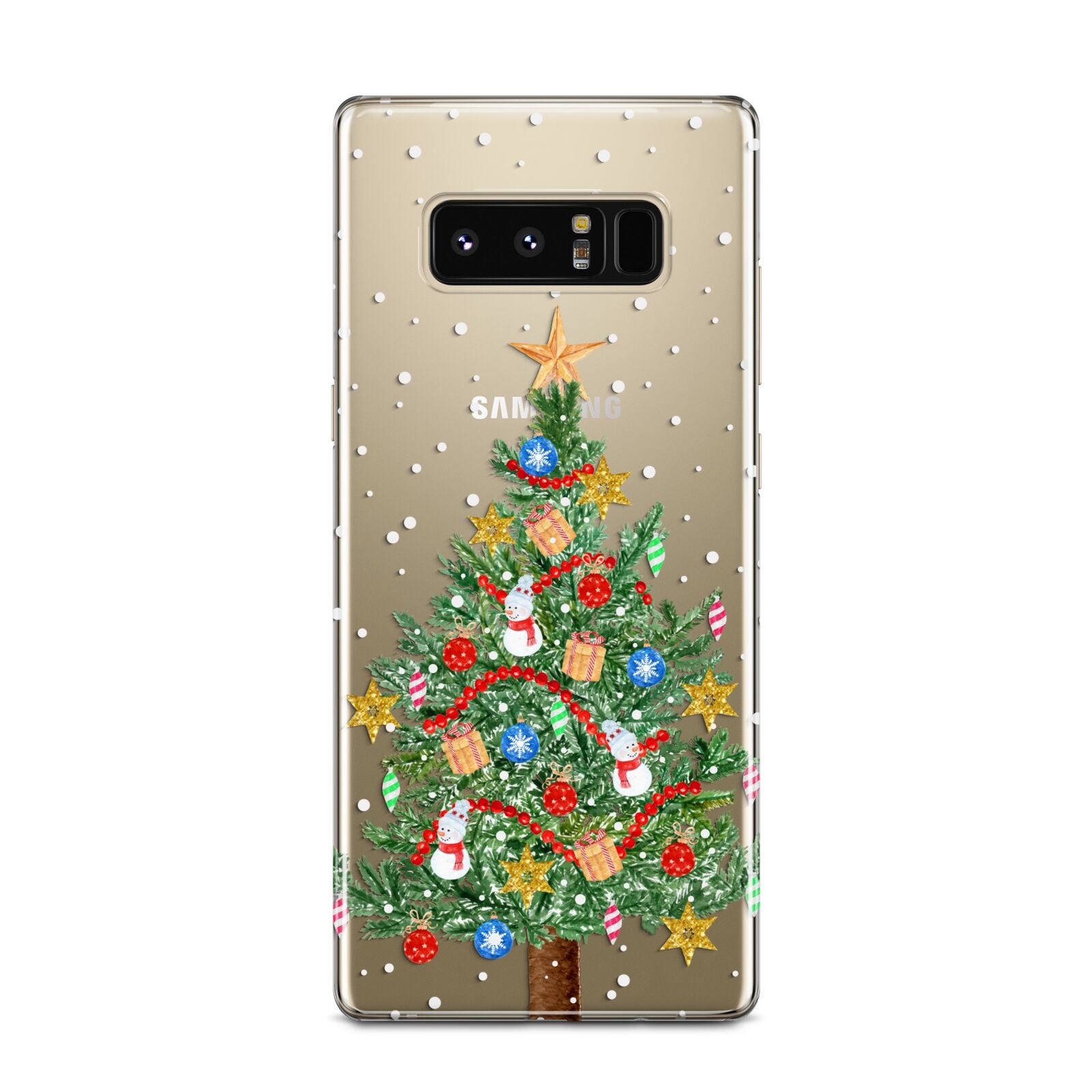 Sparkling Christmas Tree Samsung Galaxy Note 8 Case