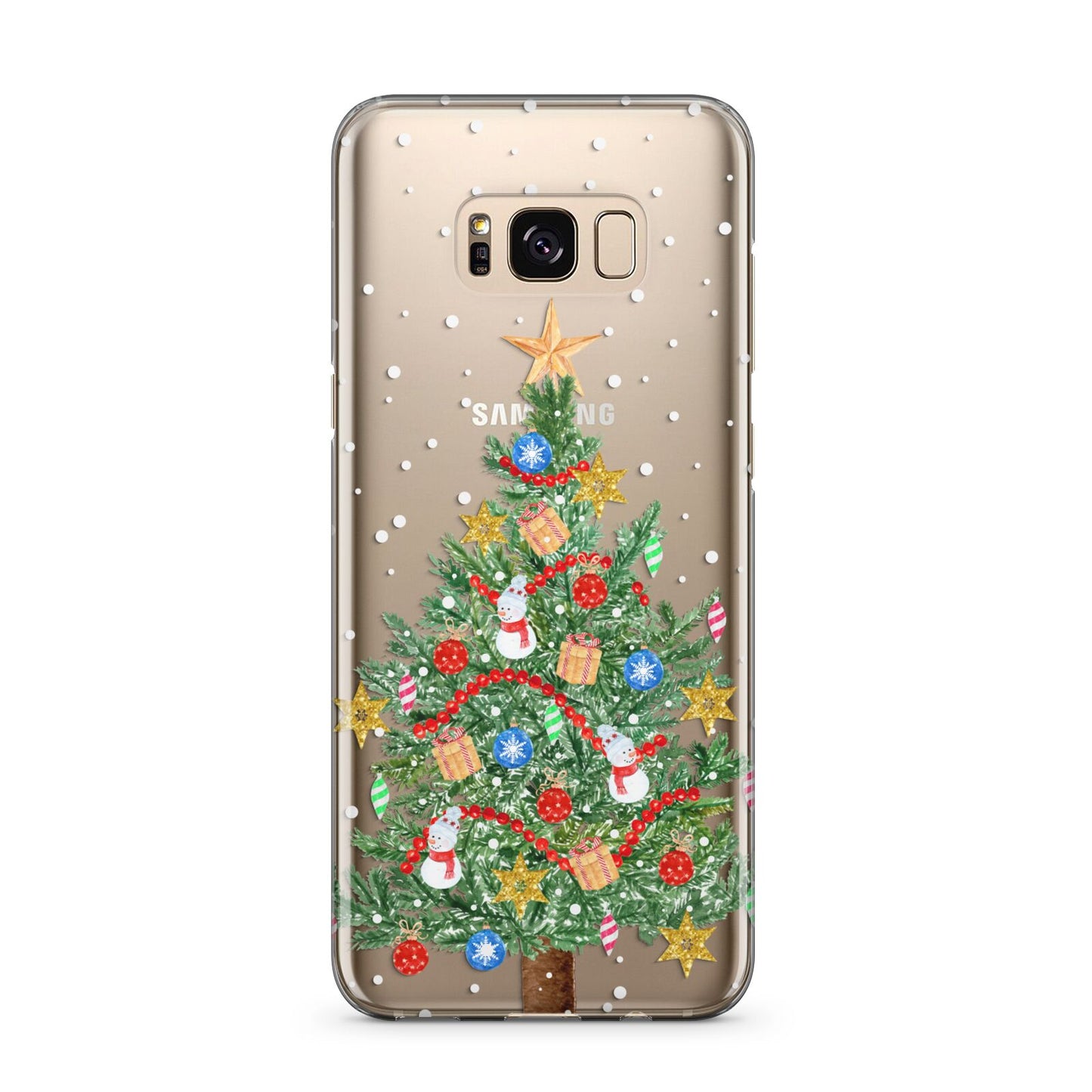 Sparkling Christmas Tree Samsung Galaxy S8 Plus Case
