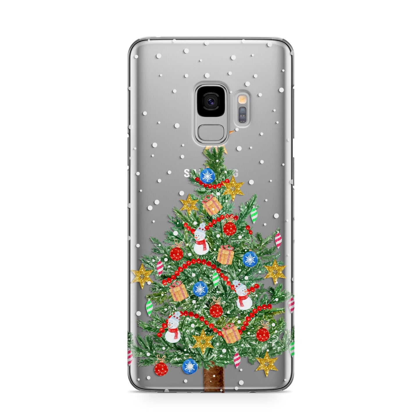 Sparkling Christmas Tree Samsung Galaxy S9 Case