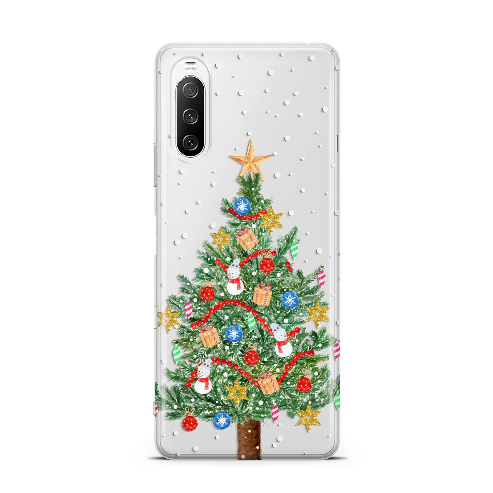 Sparkling Christmas Tree Sony Xperia 10 III Case