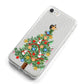 Sparkling Christmas Tree iPhone 8 Bumper Case on Silver iPhone Alternative Image