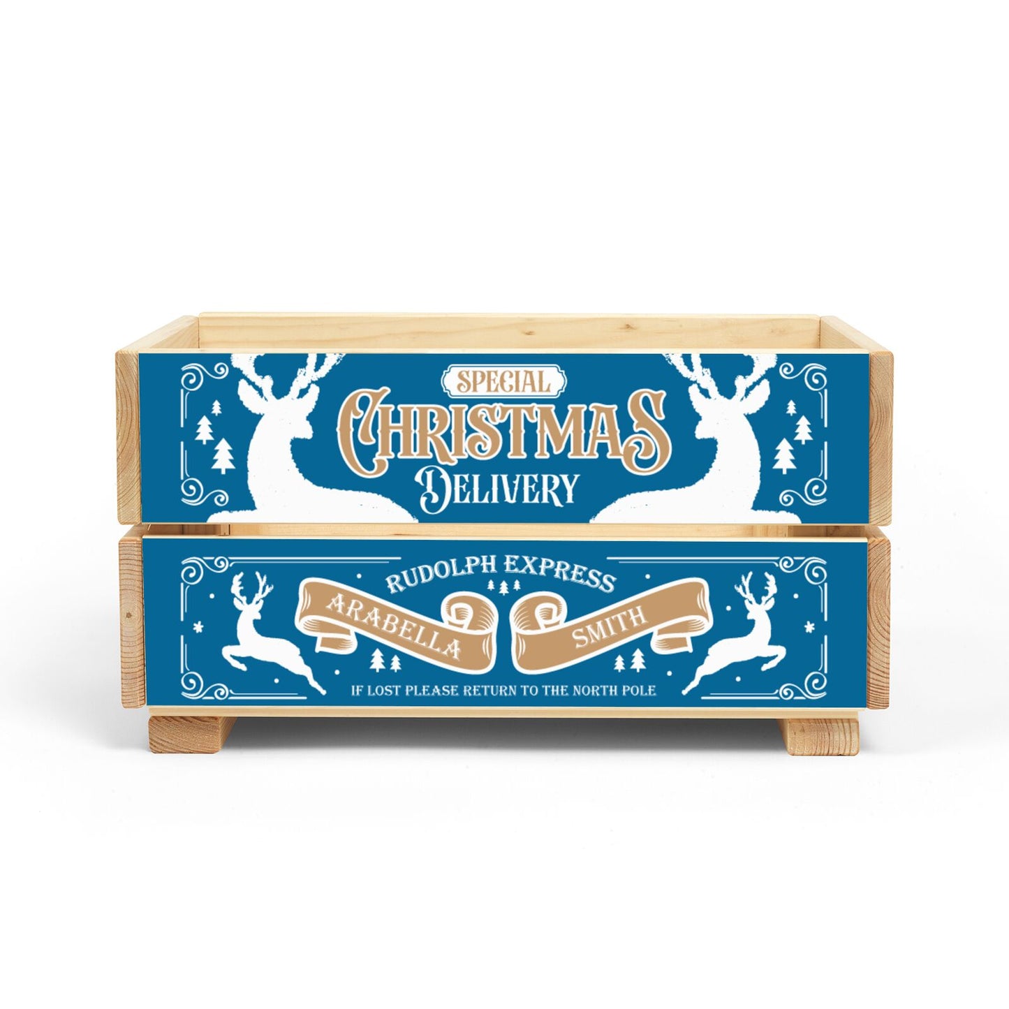 Special Christmas Delivery Personalised Christmas Eve Crate Box