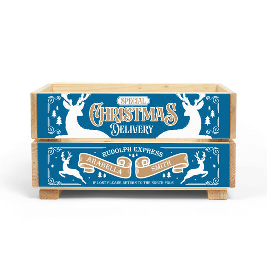 Special Christmas Delivery Personalised Christmas Eve Crate Box
